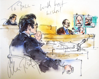 Alec Baldwin During His Battery Of Photographer Trial