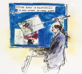 Detective Tom Lang Testifying In The Simpson Civil Trial