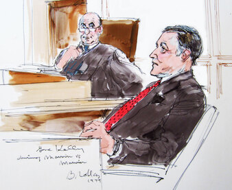 Gene Kelly Testifying In The Lee Marvin Palimony Trial