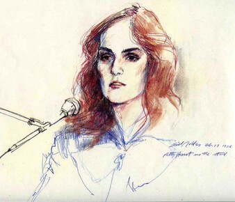 Patty Hearst On Witness Stand Durring Her San Francisco Federal Trial