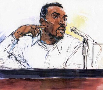 Rodney King Testifying In His Federal Court Trial