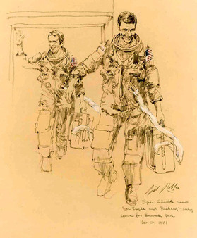 2nd Space Shuttle Launch Astronauts Engle & Truly NASA Historical Collection