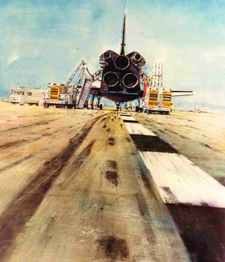 4th Space Shuttle Landing Edwards AFB NASA Historical Collection