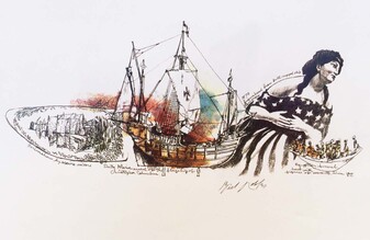 Nautical Print For Western Bank