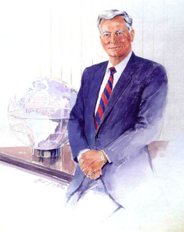 Conrad N. Hilton Foundation Portrait Of Barron Hilton